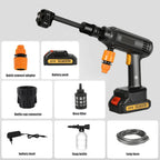 6-in-1 Cordless Pressure Washer with 2 Batteries