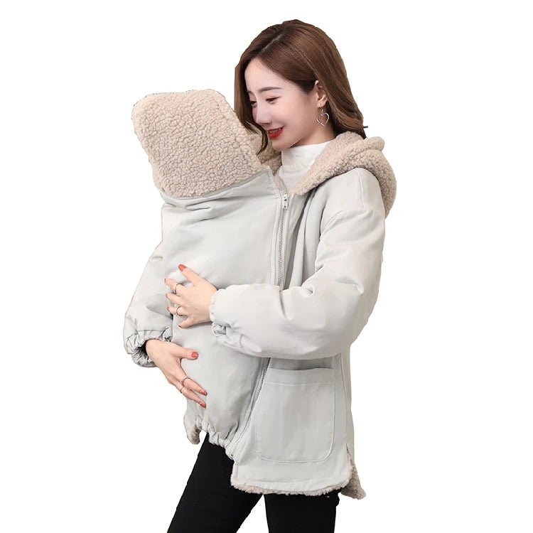 Maternity Baby Carrier Hooded Jacket
