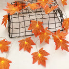 Artificial Maple Leaf LED String Lights