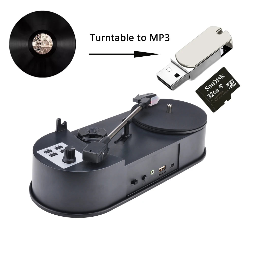 EZCAP613 Vinyl-to-MP3 Record Player