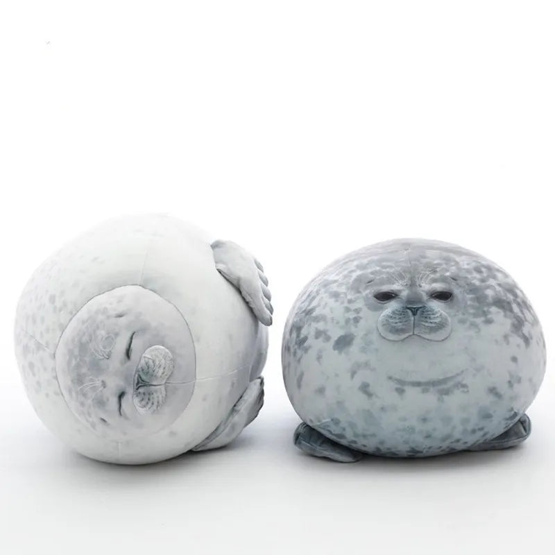 Soft Seal Plush Pillow