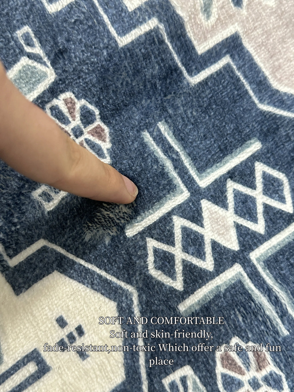 VIKAMA Semi-Circular Mosaic Non-Slip Door Mat