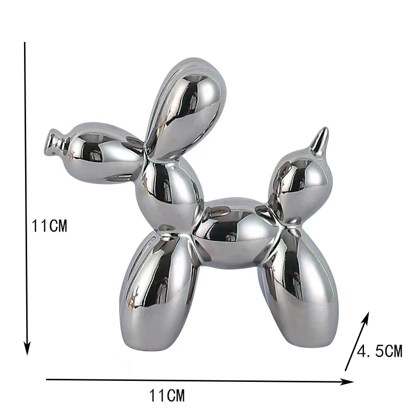 Ceramic Balloon Dog Sculpture