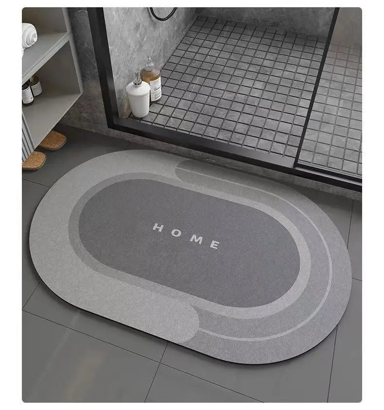 Quick-Dry Absorbent Bathroom Floor Mat