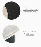 Cute Bear Imitation-Cashmere Floor Mat