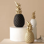 Nordic Gold Pineapple Resin Sculpture
