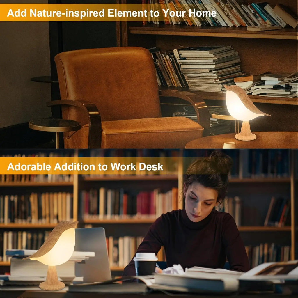 Rechargeable Bird LED Table Lamp