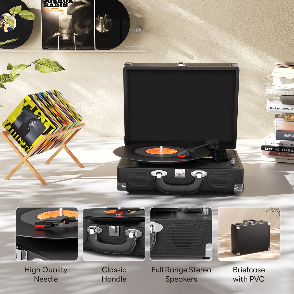 Maio S100 Suitcase Bluetooth Record Player