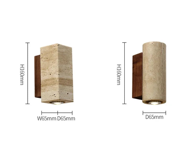 Wabi-Sabi Marble Wall Lamp