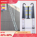 DayPlus 6.2m Telescopic Ladder with Detachable Hooks