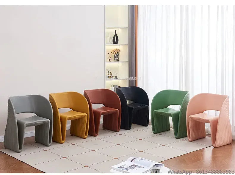 Nordic Shell Threaded Accent Chair