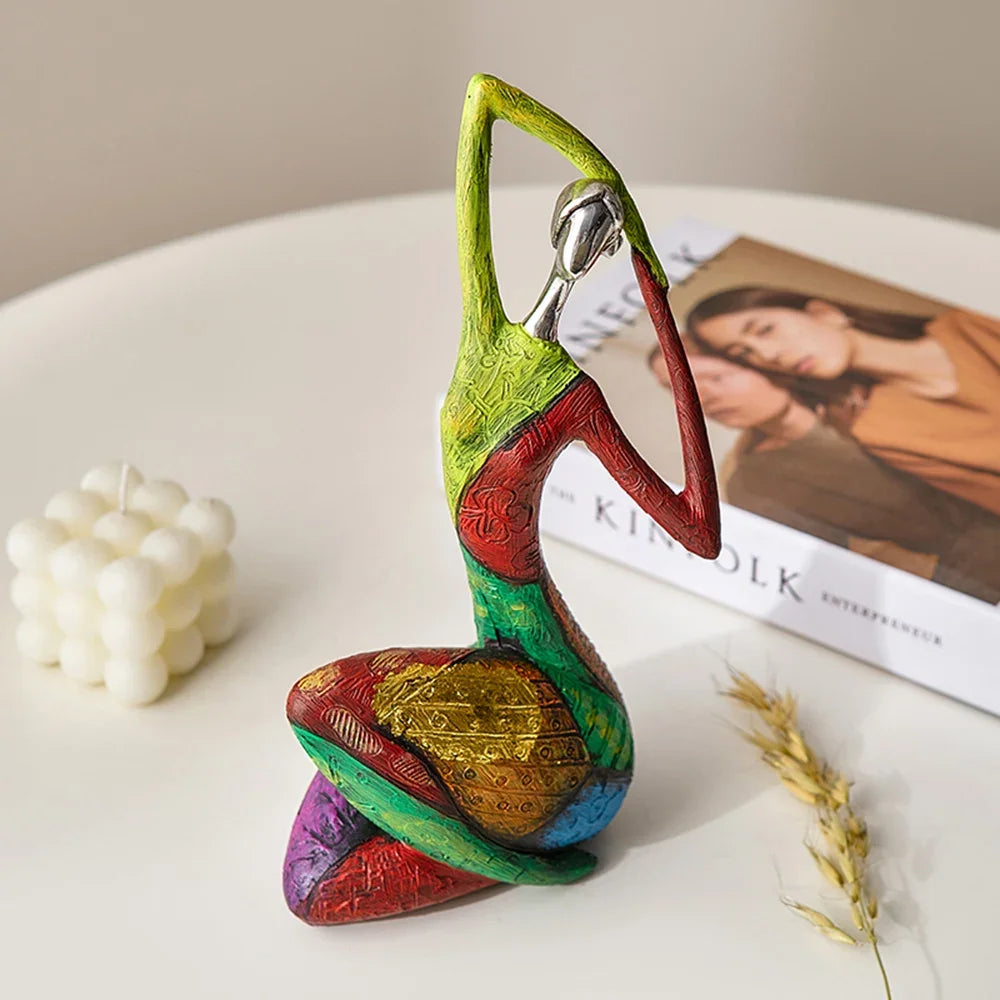 Abstract Love Resin Sculpture
