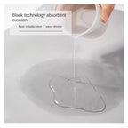 Tricolor Puppy Quick-Dry Bathroom Mat