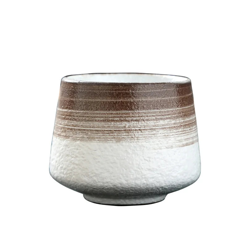 Vintage Coarse Stoneware Tea & Coffee Cup