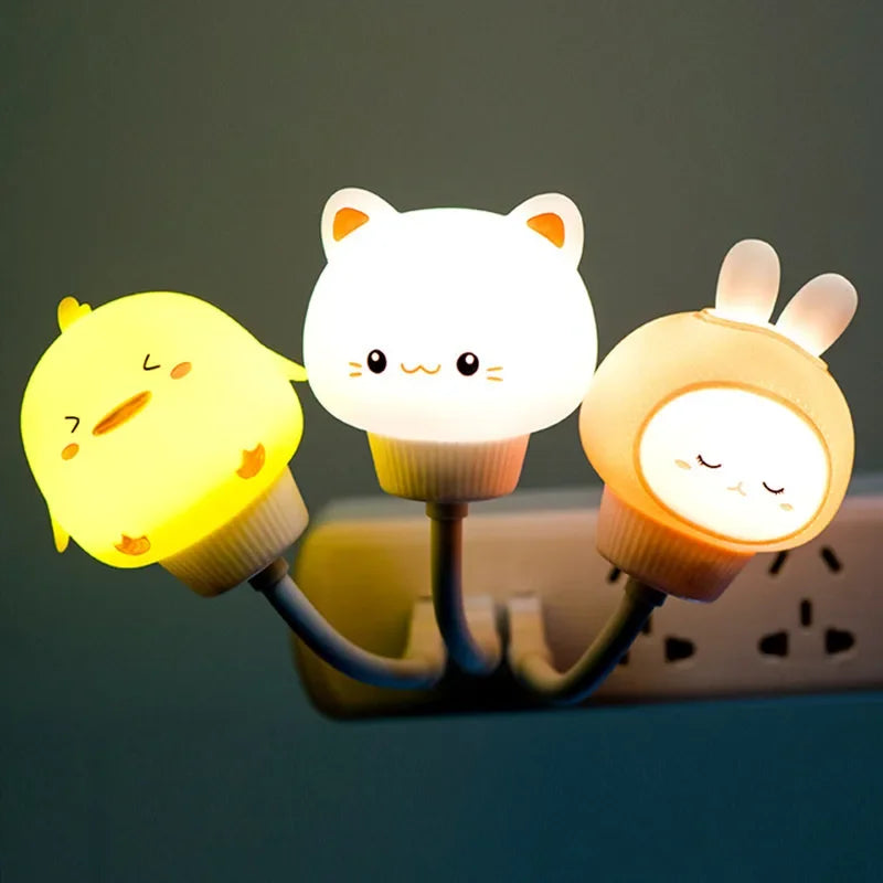 USB Cartoon Animal Night Light