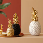 Nordic Gold Pineapple Resin Sculpture