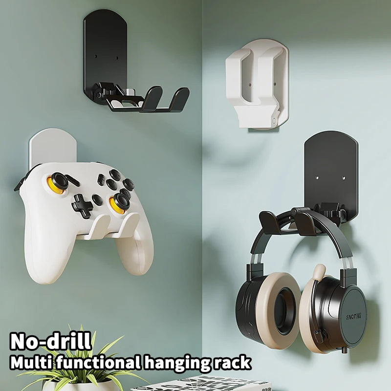 Adhesive Wall-Mount Headphone Hanger