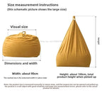 Linen Single Bean Bag Chair with Liner