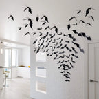 LED 3D Purple Bat Halloween Wall Stickers
