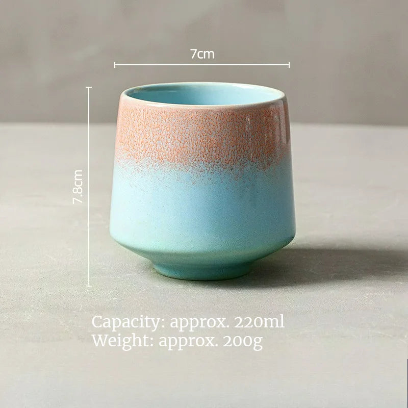 Vintage Coarse Stoneware Tea & Coffee Cup