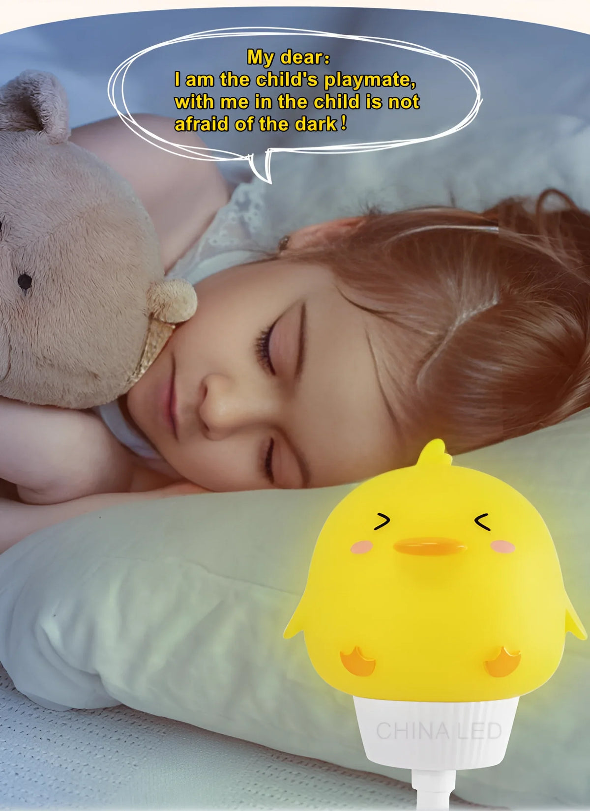 USB Cartoon Animal Night Light
