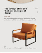 Modern Metal Frame Lounge Chair