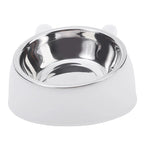 Inclined Stainless Steel Cat Feeding Bowl