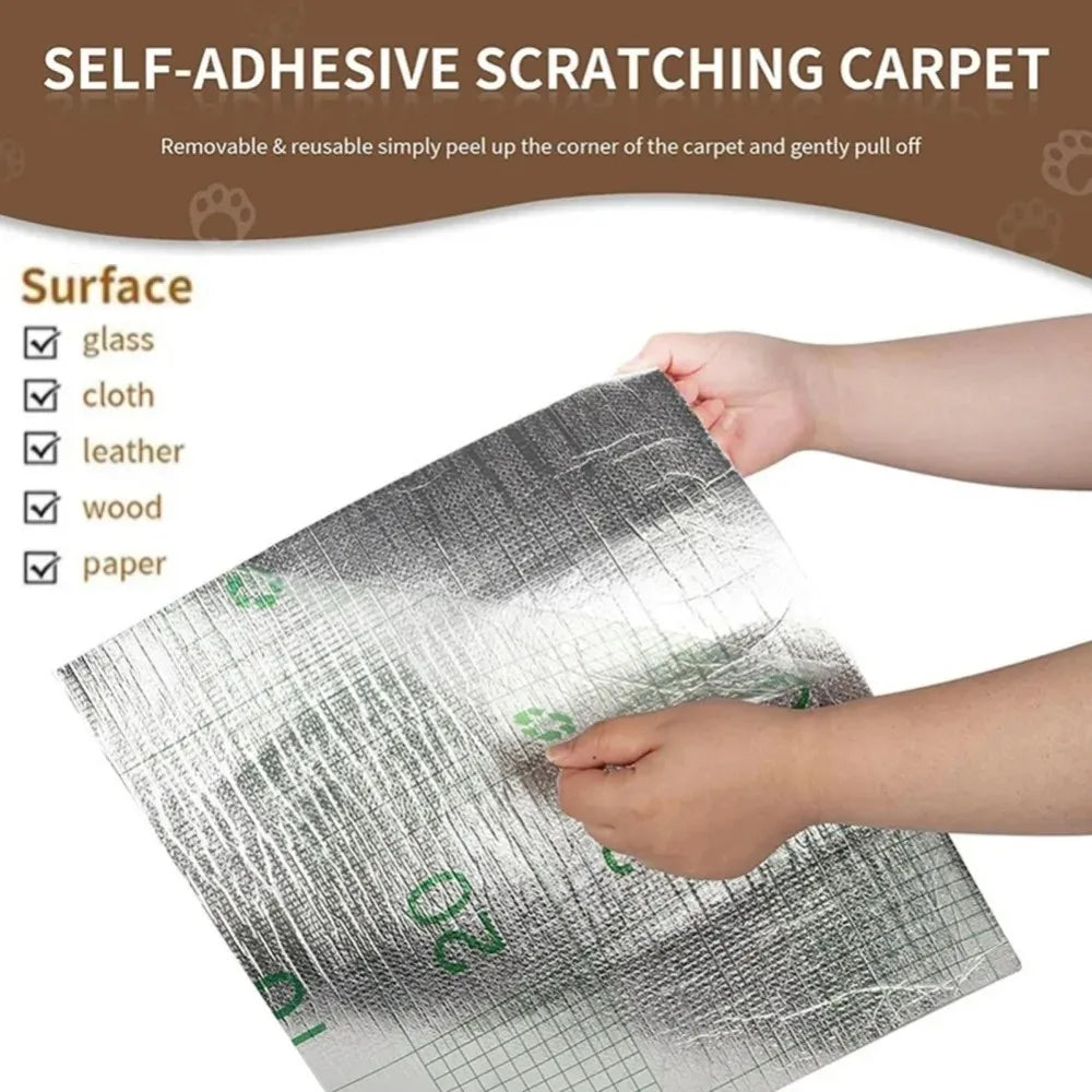 Self-Adhesive Trimmable Cat Scratching Mat