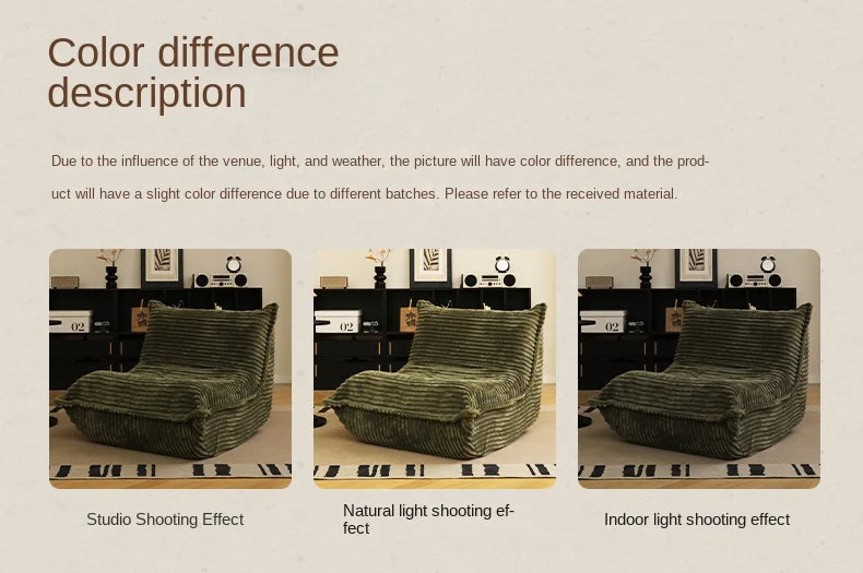 Caterpillar-Style Single Sofa Bed