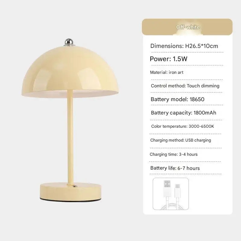 Mushroom Bud Nordic Table Lamp