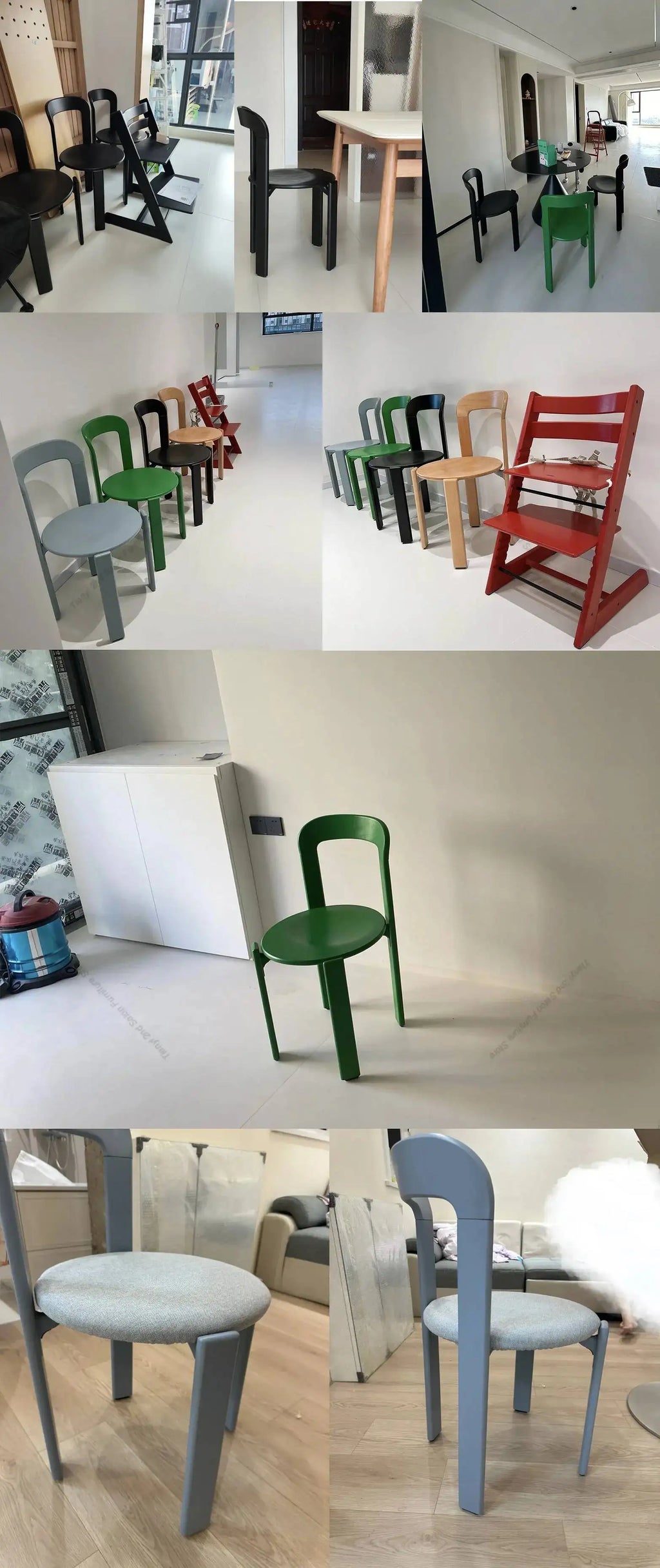 Mid-Century Fabric Dining Chair Collection
