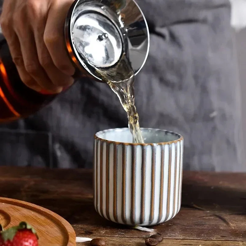 Japanese-Style Retro Ceramic Tea Mug 180ml