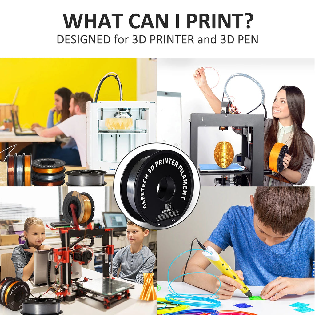 Geeetech PLA & PETG 1.75 mm 3D Printer Filament
