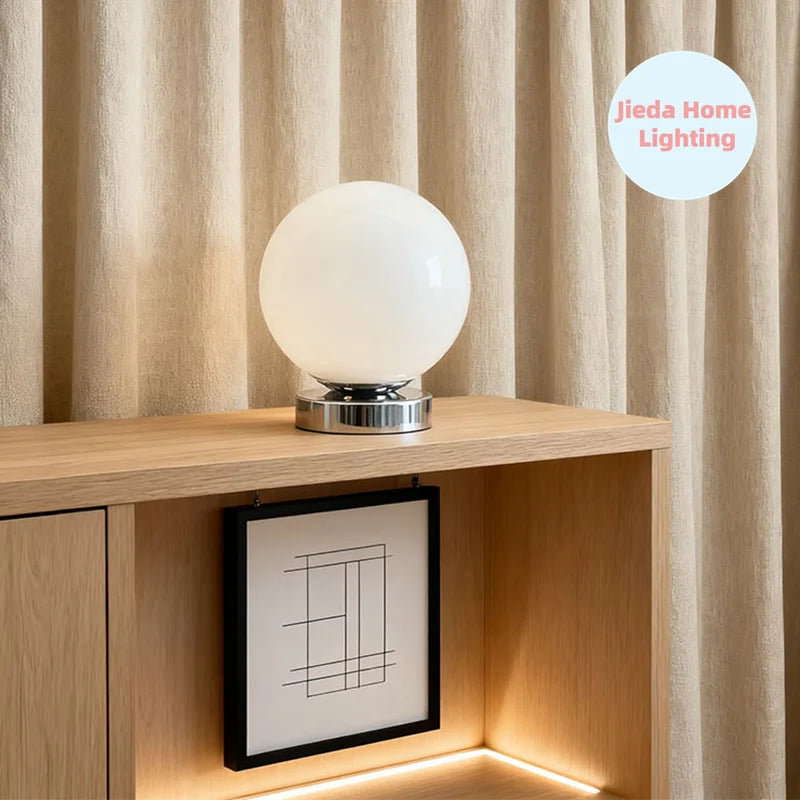 Murano-Style Glass Desk Lamp