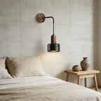 Yellow Travertine Stone Wall Lamp