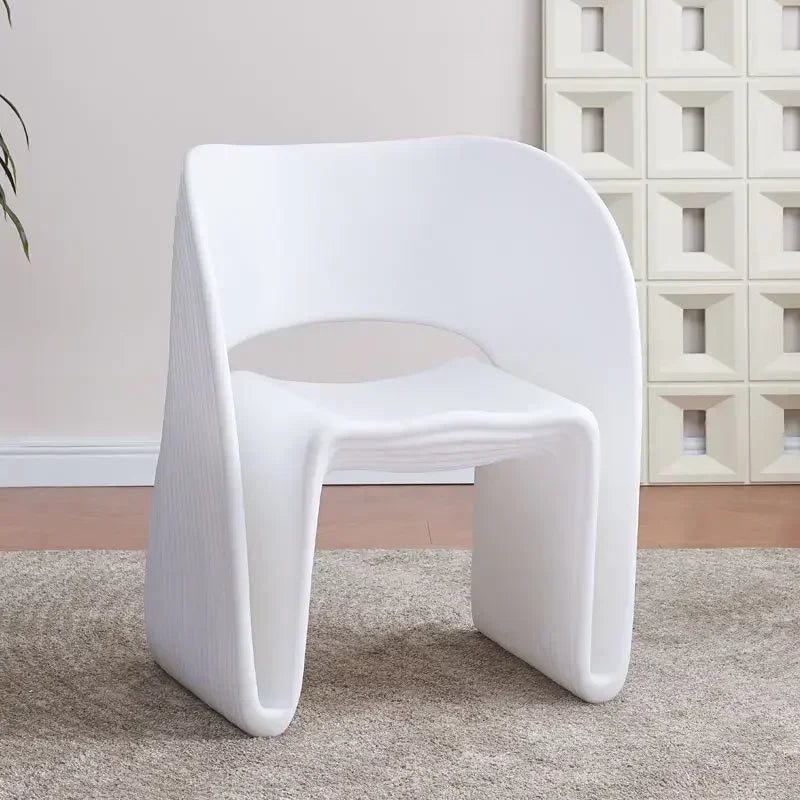 Nordic Shell Threaded Accent Chair