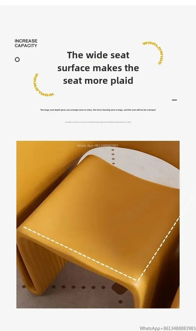 Nordic Shell Threaded Accent Chair