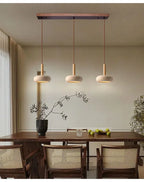 Wabi-Sabi Circular Stone Pendant Light