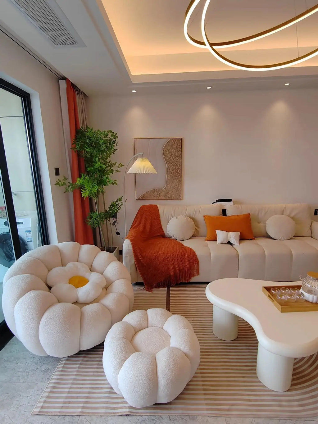 Removable Flannel Single Bean Bag Chair