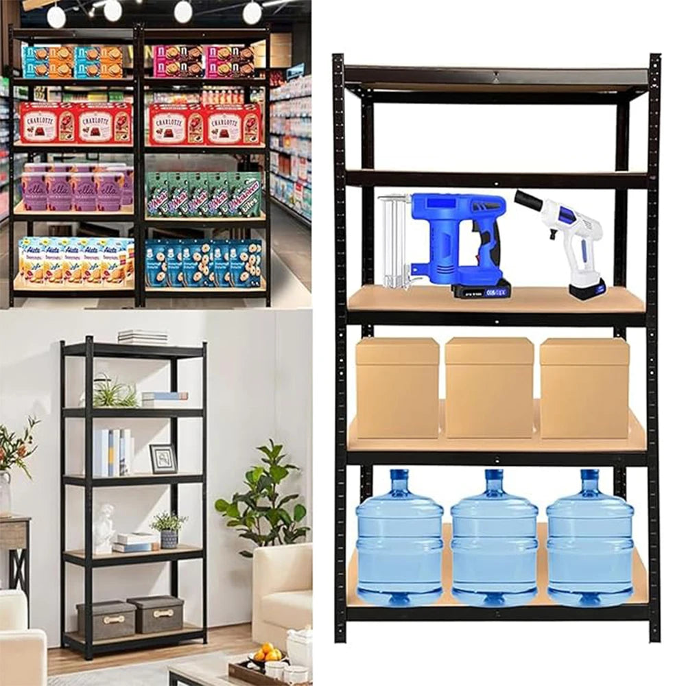 5-Tier Heavy-Duty Adjustable Storage Shelving