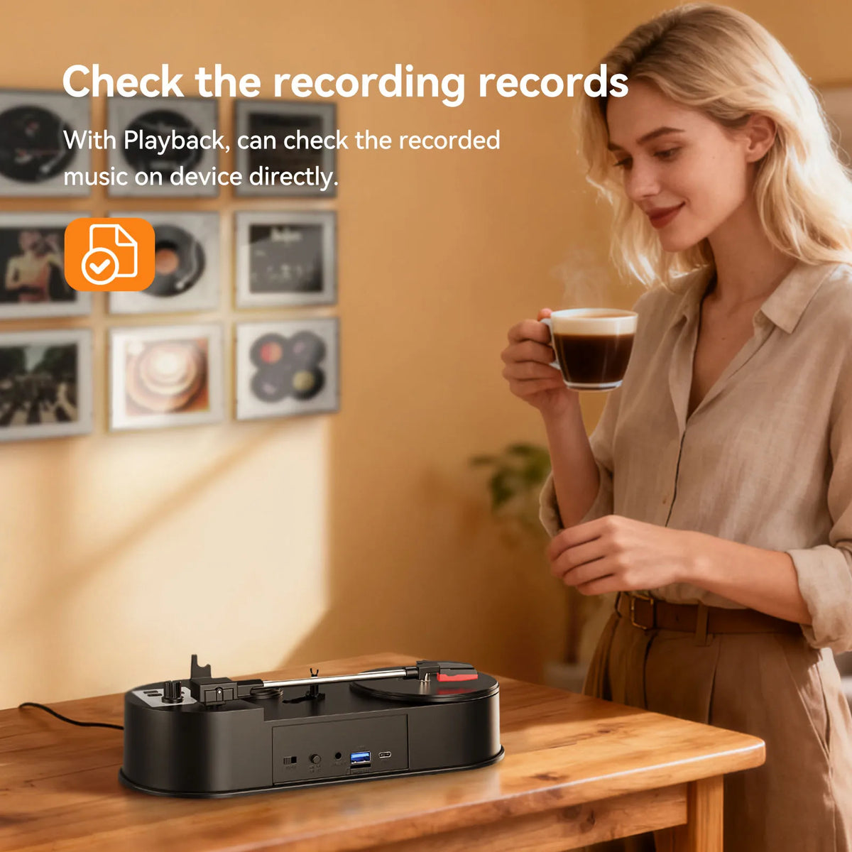 EZCAP613 Vinyl-to-MP3 Record Player