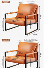 Modern Metal Frame Lounge Chair