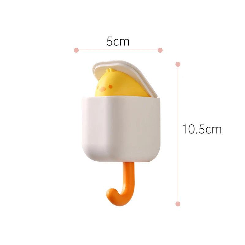 Adhesive Cartoon Cat Wall Hooks