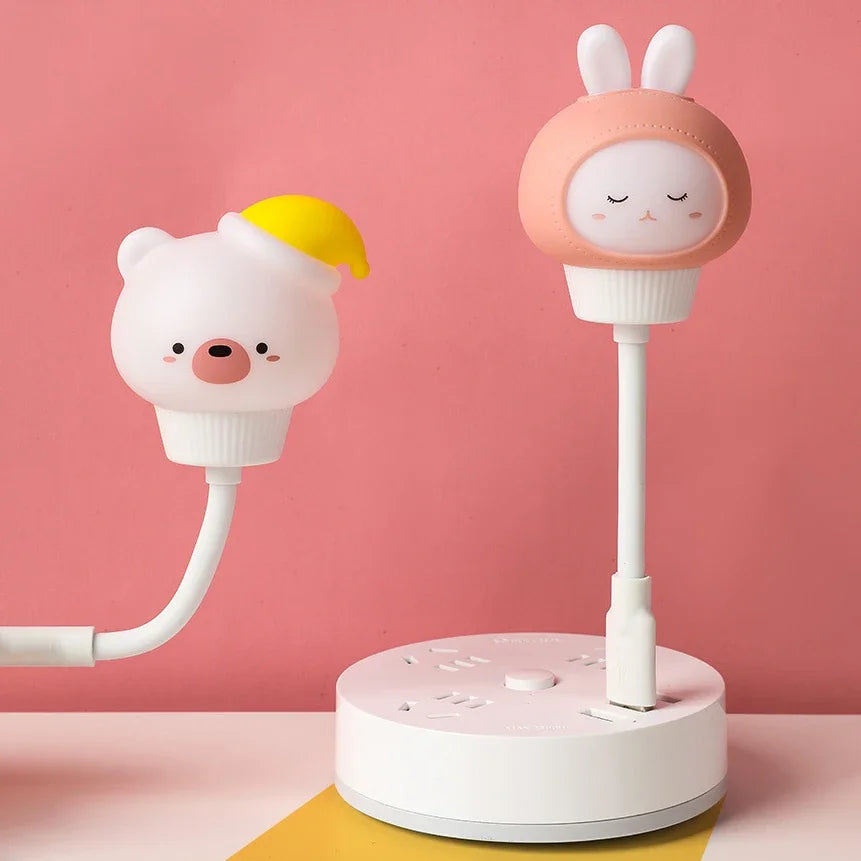 USB Cartoon Animal LED Night Light
