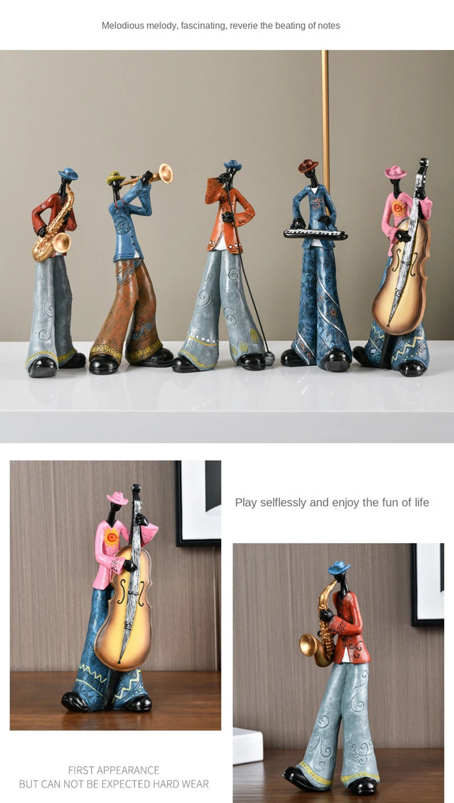 Musician Resin Sculpture Collection