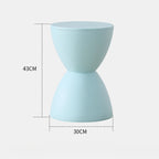 Modern Plastic Storage Ottoman Stool