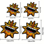 VIKAMA Creative Sun-Shaped Area Rug
