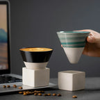 Retro Japanese-Style Pottery Coffee Cup