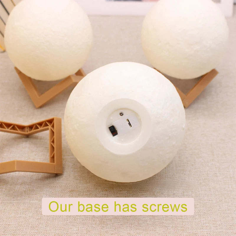 3D Moon Night Light