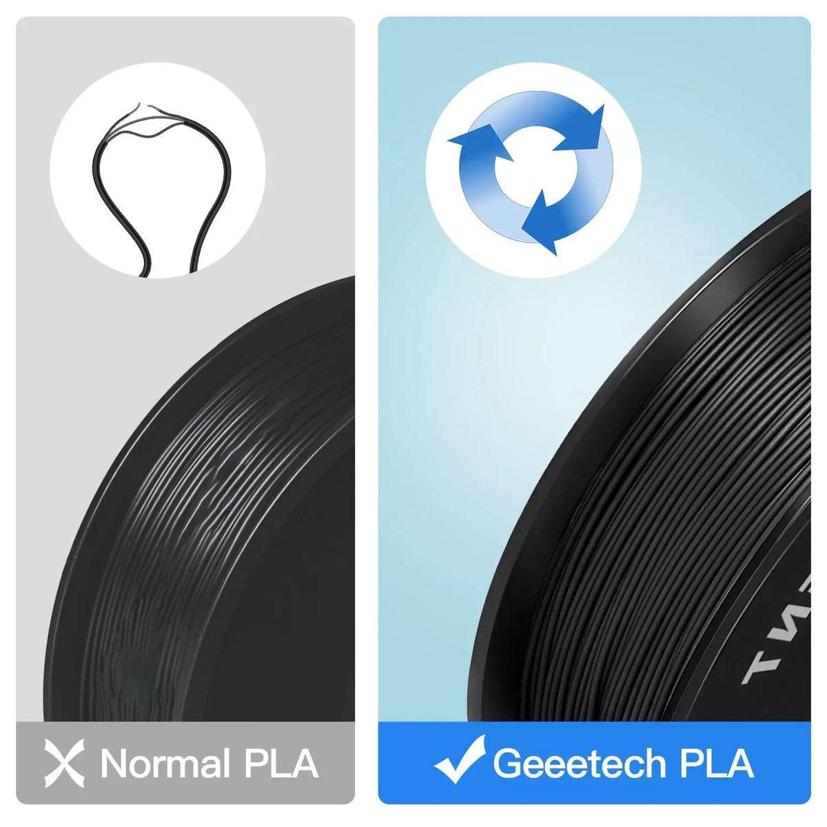 1.75 mm PLA/PETG 3D Printer Filament - 1 kg